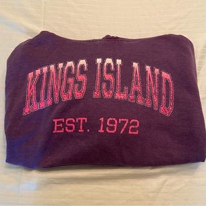 Kings Island Purple Hoodie Women’s Medium M